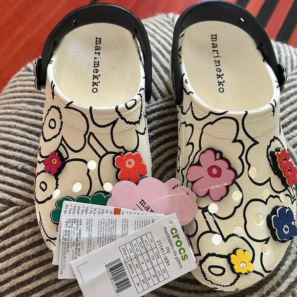 Marimekko x Crocs Classic Platform Clog sz 10 - Picture 5 of 7